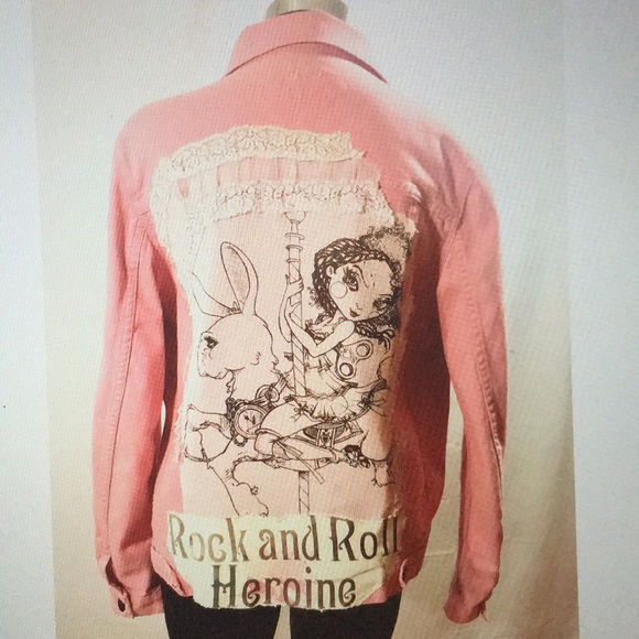 Lexa Vonn x Harajuku x Iceberg custom pink Jacket - Picture 2 of 8